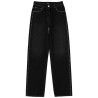 JEANS WITH STUDS AND CRYSTALS DECORATION