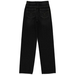 JEANS WITH STUDS AND CRYSTALS DECORATION