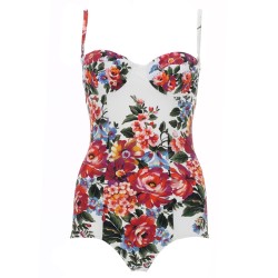 FLORAL PRINT ONE PIECE SWIMSUIT