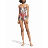 FLORAL PRINT ONE PIECE SWIMSUIT