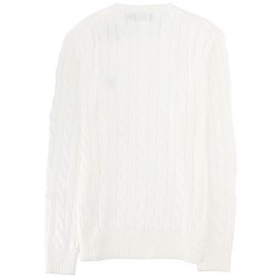 MAGLIA A TRECCE CON LOGO