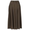 POPLIN MIDI SKIRT