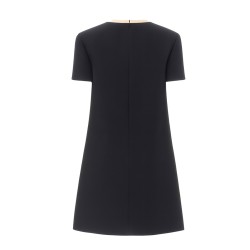 WOOL AND SILK MINI DRESS