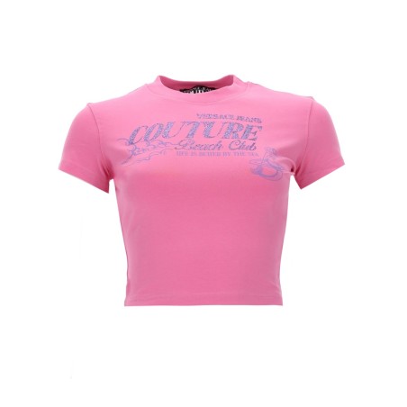 T-SHIRT CON LOGO GLITTERATO