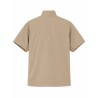 COTTON TOP WITH RAISED COLLAR