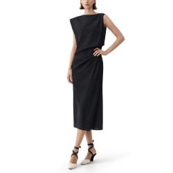 "LA ROBE DRAP" MIDI DRESS