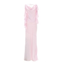 LONG "WATERFALL" DRESS