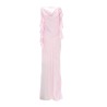 LONG "WATERFALL" DRESS