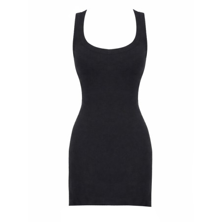 VISCOSE BLEND MINI DRESS