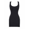 VISCOSE BLEND MINI DRESS