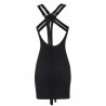 VISCOSE BLEND MINI DRESS