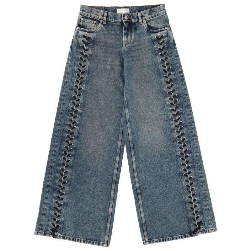 JEANS WITH LACES