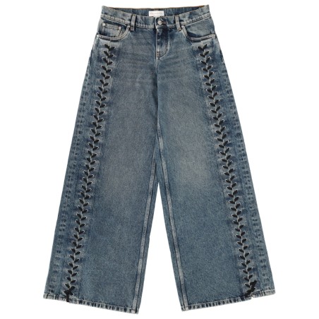 JEANS WITH LACES