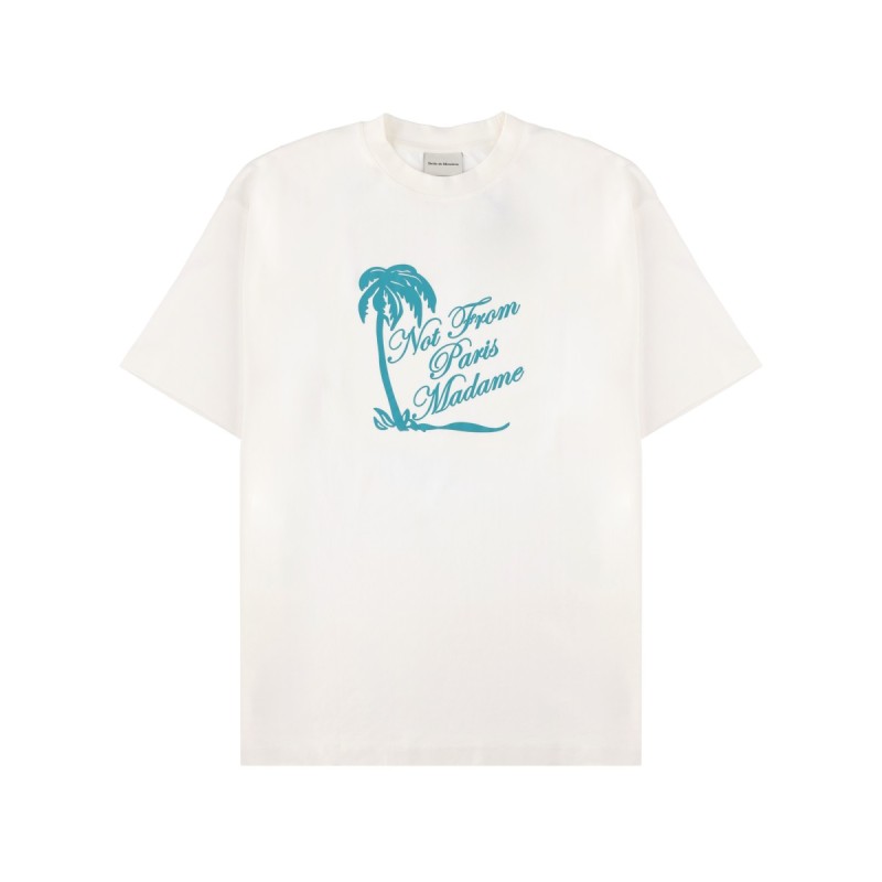 T-SHIRT "SLOGAN PALMIERS"
