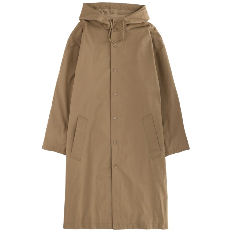 HOODED TRENCH COAT