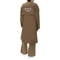 HOODED TRENCH COAT