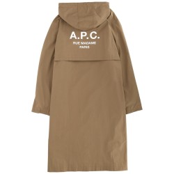 HOODED TRENCH COAT