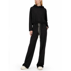 "CROPPED" HOODED T-SHIRT