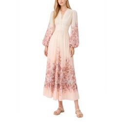 V-NECK LONG DRESS