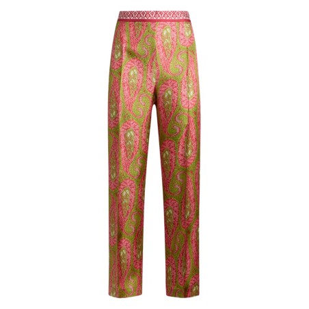 PAISLEY FOLIAGE "BOOTCUT" PANTS