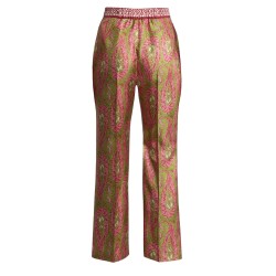 PAISLEY FOLIAGE "BOOTCUT" PANTS