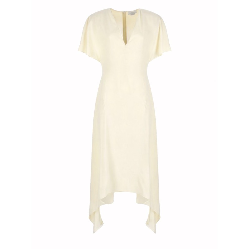 V-NECK MIDI DRESS