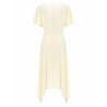 V-NECK MIDI DRESS