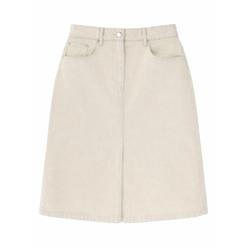 DENIM MIDI SKIRT