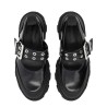 BALLERINA WITH LOGO BUCKLE