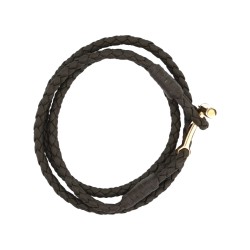 BRAIDED LEATHER BRACELET