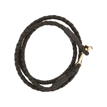BRAIDED LEATHER BRACELET
