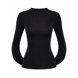 DRAPED BACK TOP