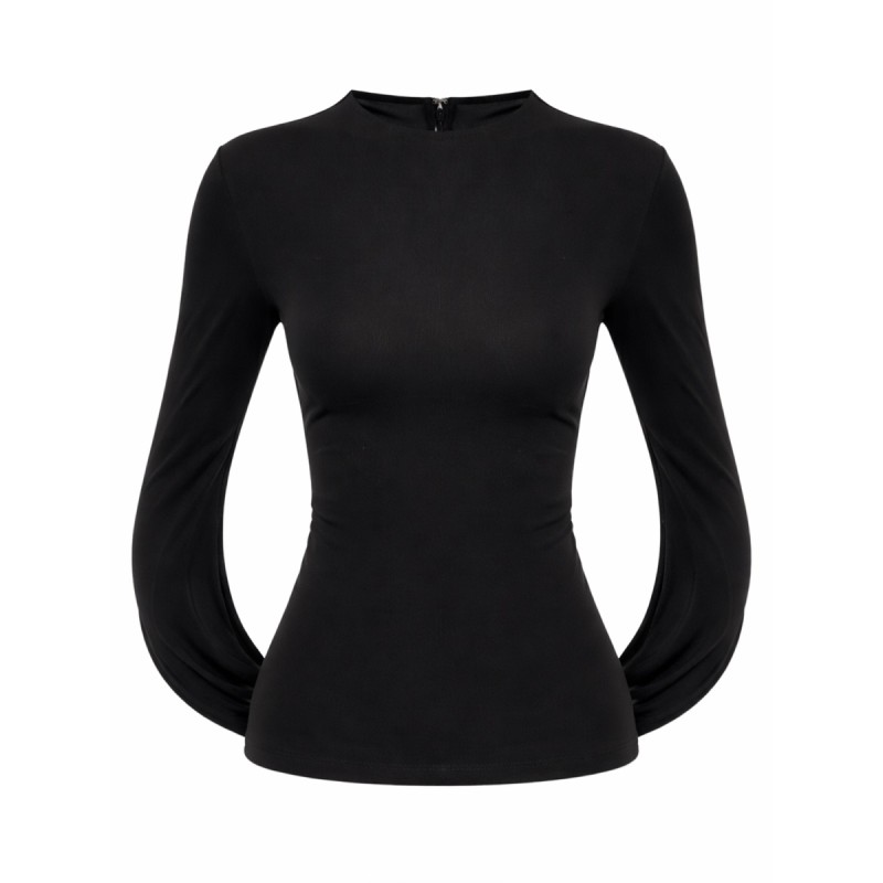 DRAPED BACK TOP