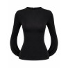 DRAPED BACK TOP