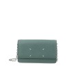 "FOUR STITCHES" WALLET WITH CHAIN