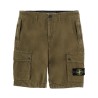CARGO SHORTS WITH LOGO PATCH