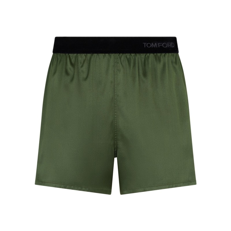 SILK PAJAMA SHORTS