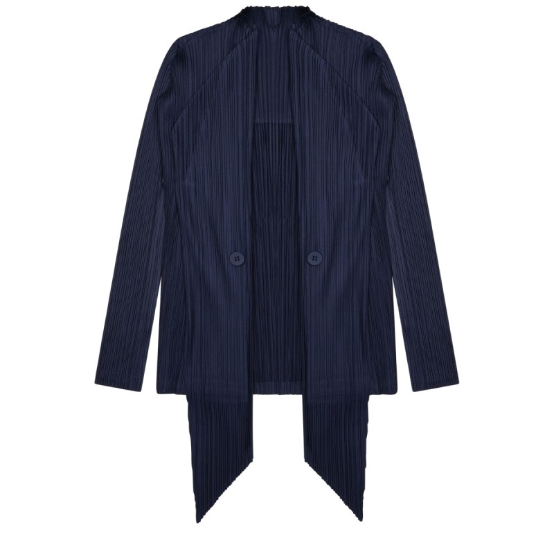 CARDIGAN PLISSETTATO