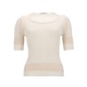 "TROMPE L'OEIL" VISCOSE AND SILK TOP
