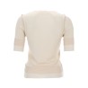 "TROMPE L'OEIL" VISCOSE AND SILK TOP