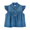 SLEEVELESS TOP WITH COLLAR