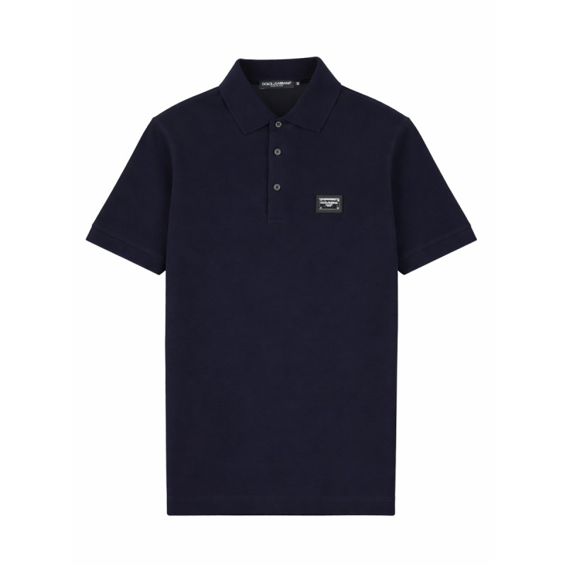POLO CON PATCH LOGO