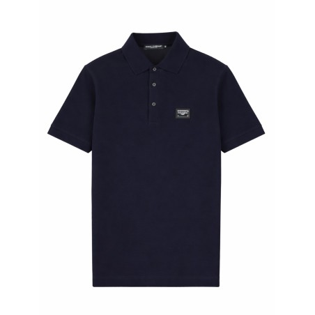 POLO CON PATCH LOGO