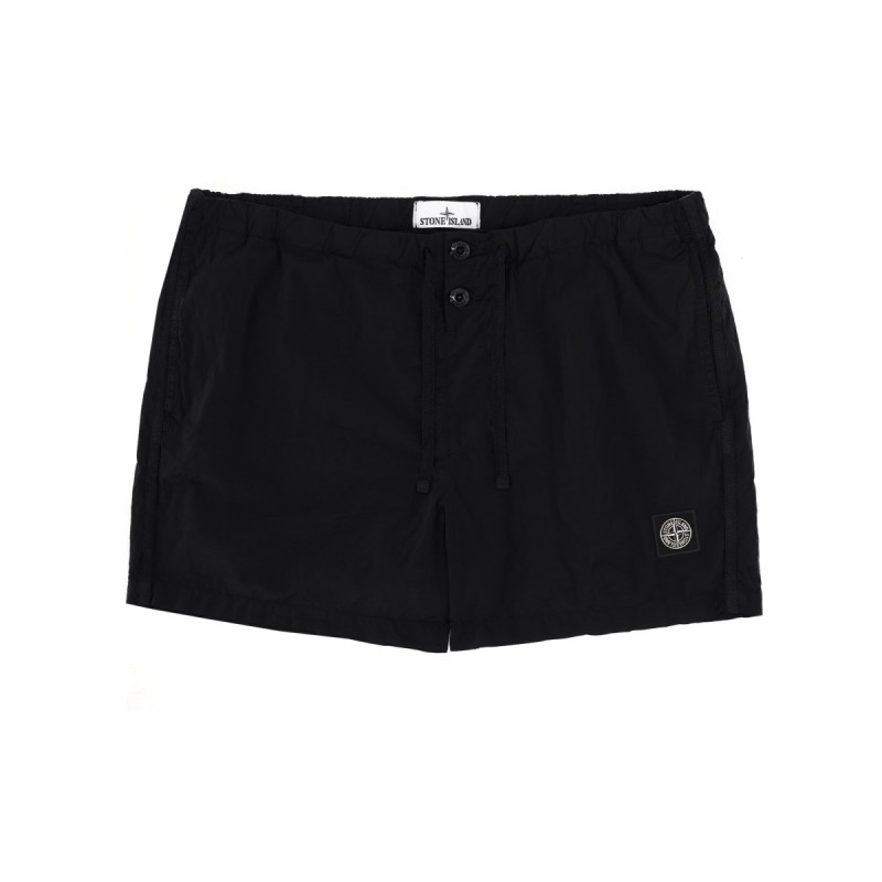 SWIMSUIT WITH LOGO PATCH