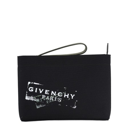 CLUTCH BAG WITH LOGO