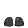 LEATHER SLIDE WITH LOGO