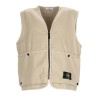 GILET OVERSIZE CON PATCH LOGO