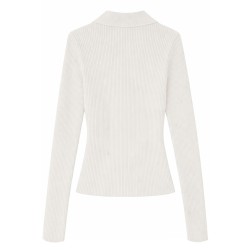 RIBBED POLO SHIRT