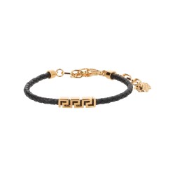 LEATHER BRACELET WITH "GREEK"