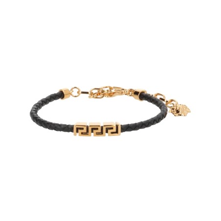 LEATHER BRACELET WITH "GREEK"
